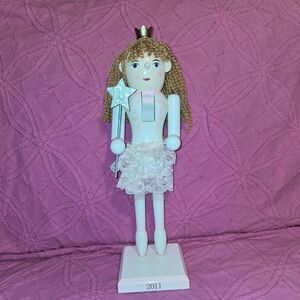 White and Gold Nutcracker Doll